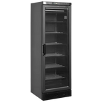 Tefcold UFSC371G BLACK Displayfrys i svart design med glasfront