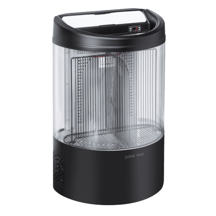 Cool Head FT 110 burkkylare i svart design med transparent front