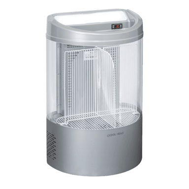 Cool Head FT 110 burkkylare i silvergrå färg med vit inredning