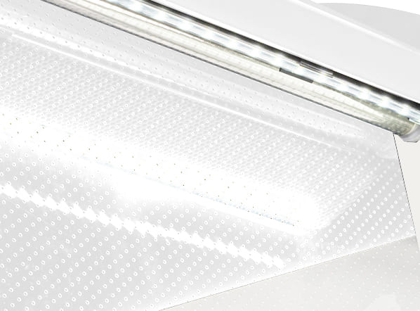 LED-belysning på insidan av Cool Head FT 188 för optimal produktpresentation