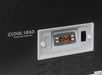 Digital display på Cool Head VF 2200VB frysbox som visar -22 grader.