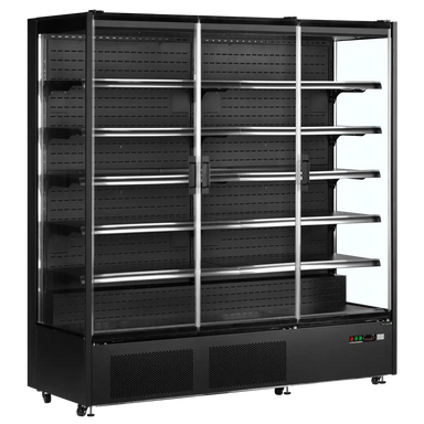 Tom TEFCOLD PC1870B väggkyl med öppna hyllor