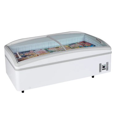 TEFCOLD Shallow Head-CF frysbox i vit modell
