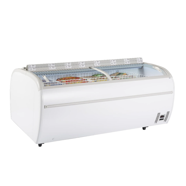 TEFCOLD TWIN 220-CF Frysbox i vit modell.