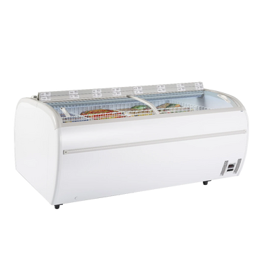 TEFCOLD TWIN 220-CF Frysbox i vit modell.