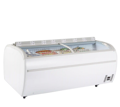 TEFCOLD TWIN 220-F Frysbox i vit modell.