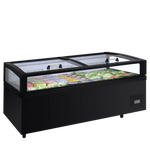 TEFCOLD View HC frysbox med glaslock och tydlig varuexponering.